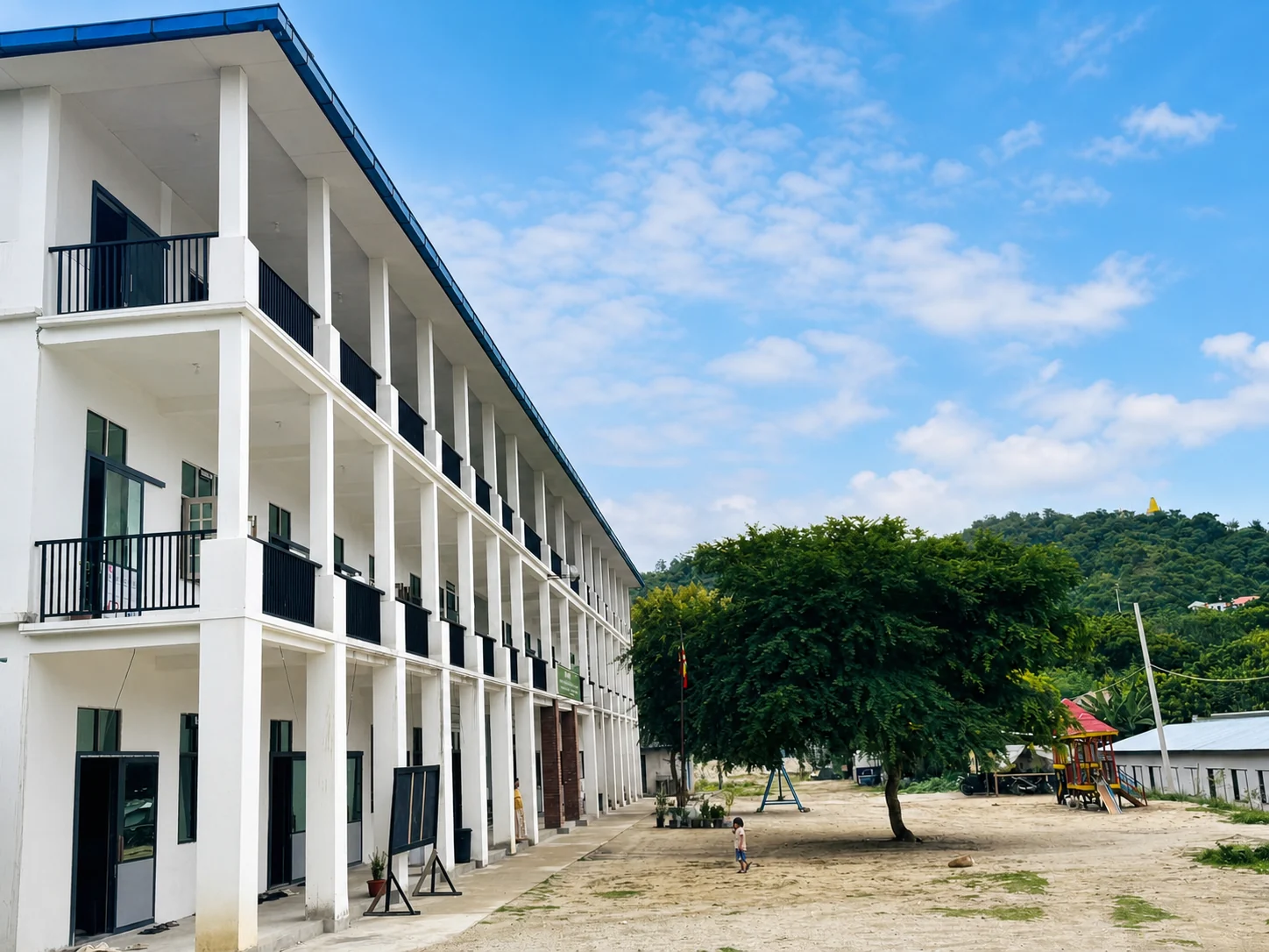 IBEC Private High School campus building in Sagaing